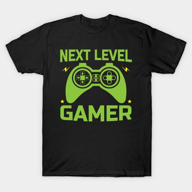 Video Games Next Level Gamer T-Shirt by TeeShirt_Expressive